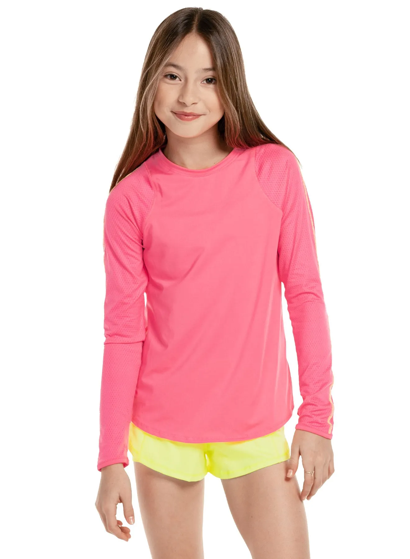AntiPillTreatment SlipResistant Long Sleeve Athletic Crew