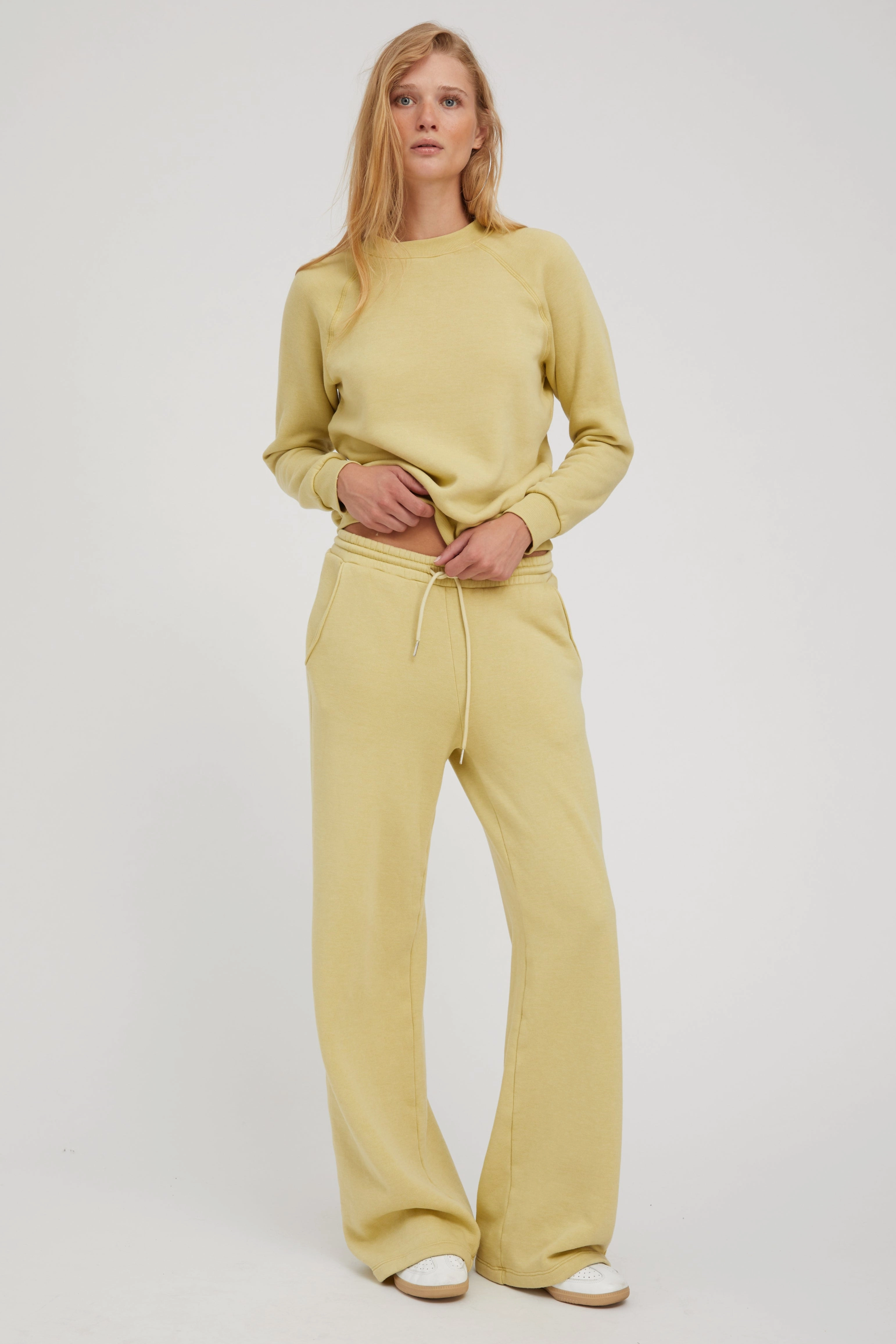 FlexibleKnit Sustainable Manufacturing Pistachio Baggy Sweatpants