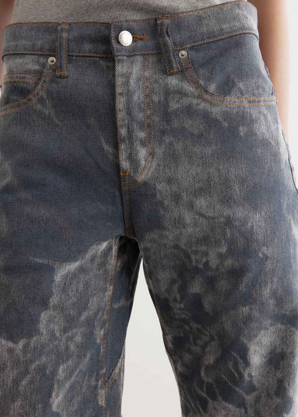 Low Rise Bowed Gusset Jeans