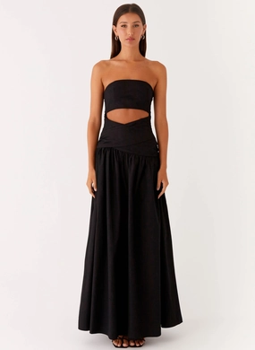 Lumen Maxi Dress - Black