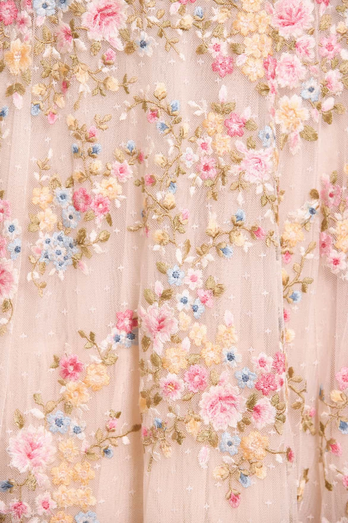 Lunaria Wreath Off-Shoulder Long Sleeve Gown Matte Look Simple yet sophisticated gown