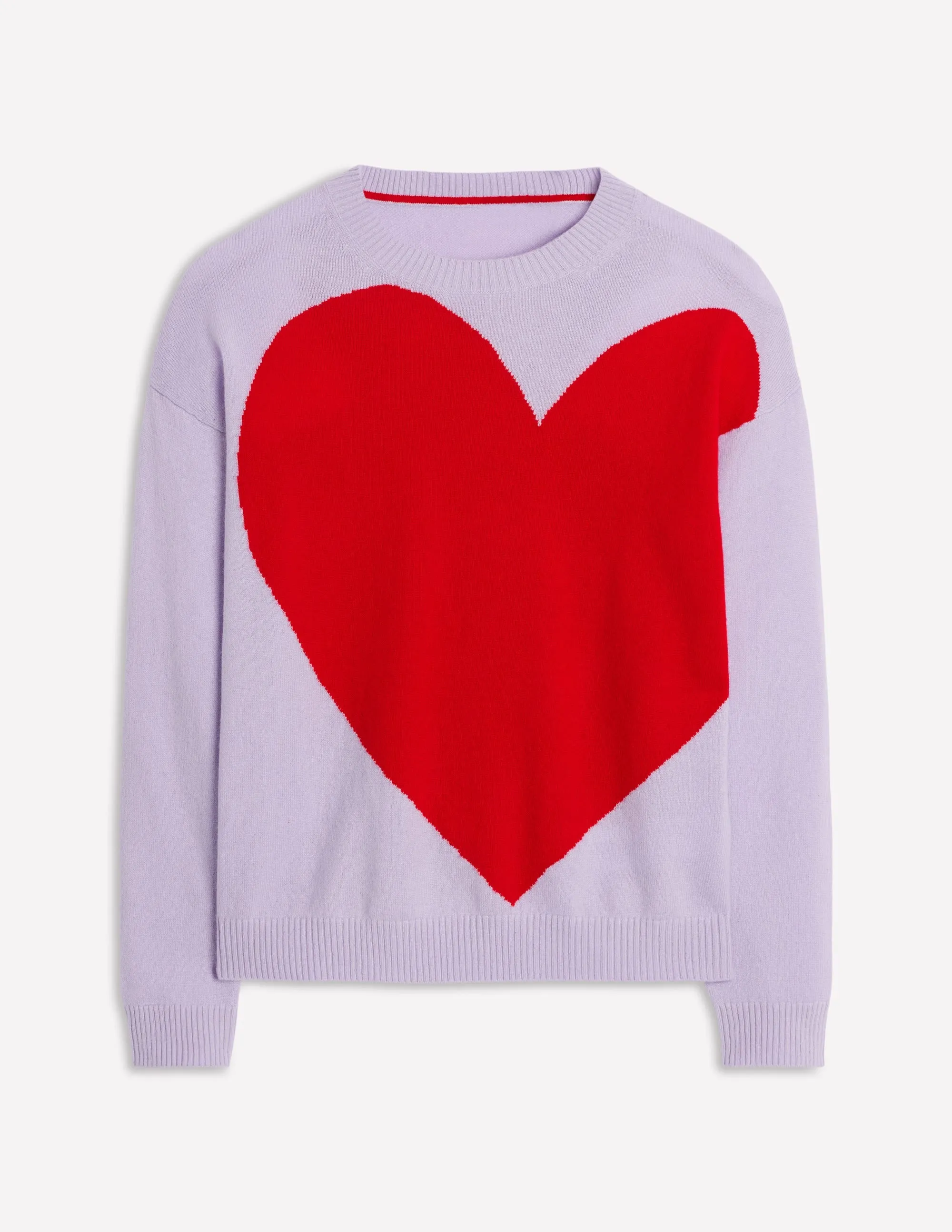 Gentle Wash Process Lydia Cashmere Jumper-Purple Heart