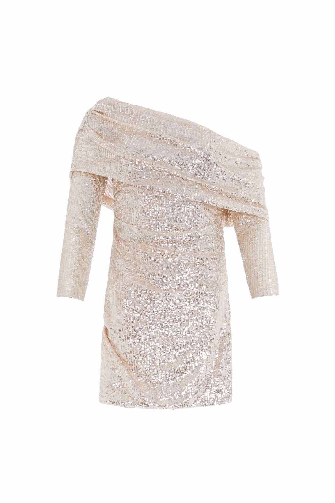 Fashionable Style Nova One-Shoulder Micro Mini Dress