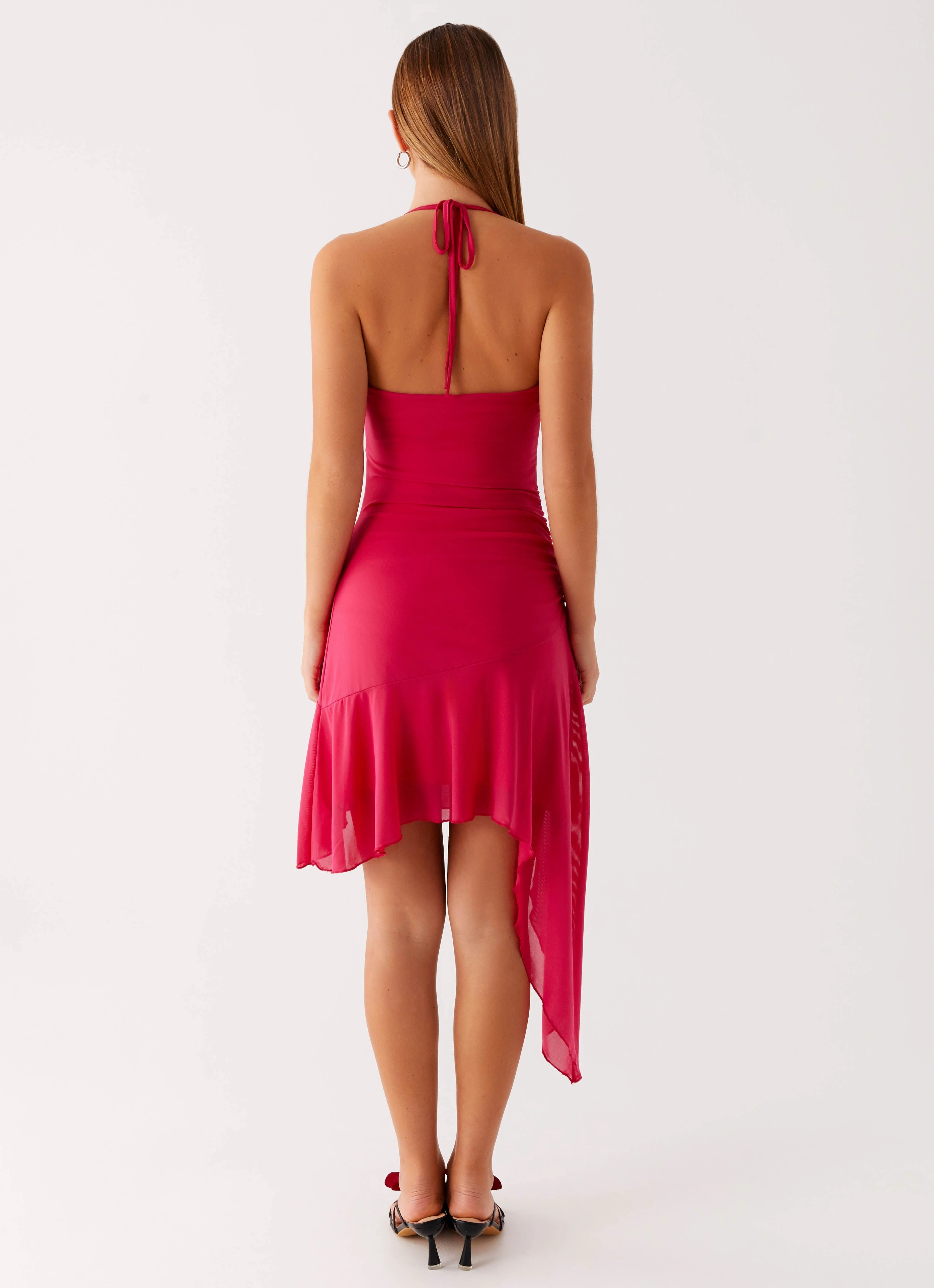 Mai Tai Mini Dress - Hot Pink