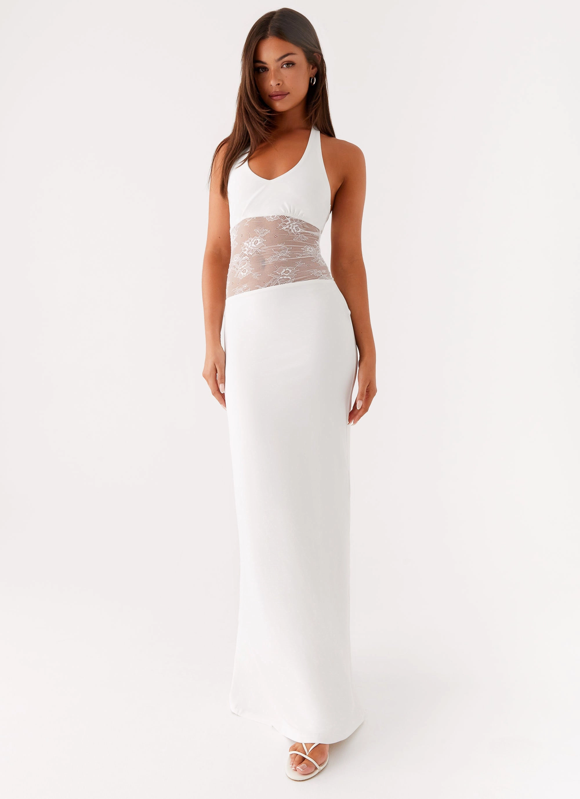 Main Focus Maxi Dress - White