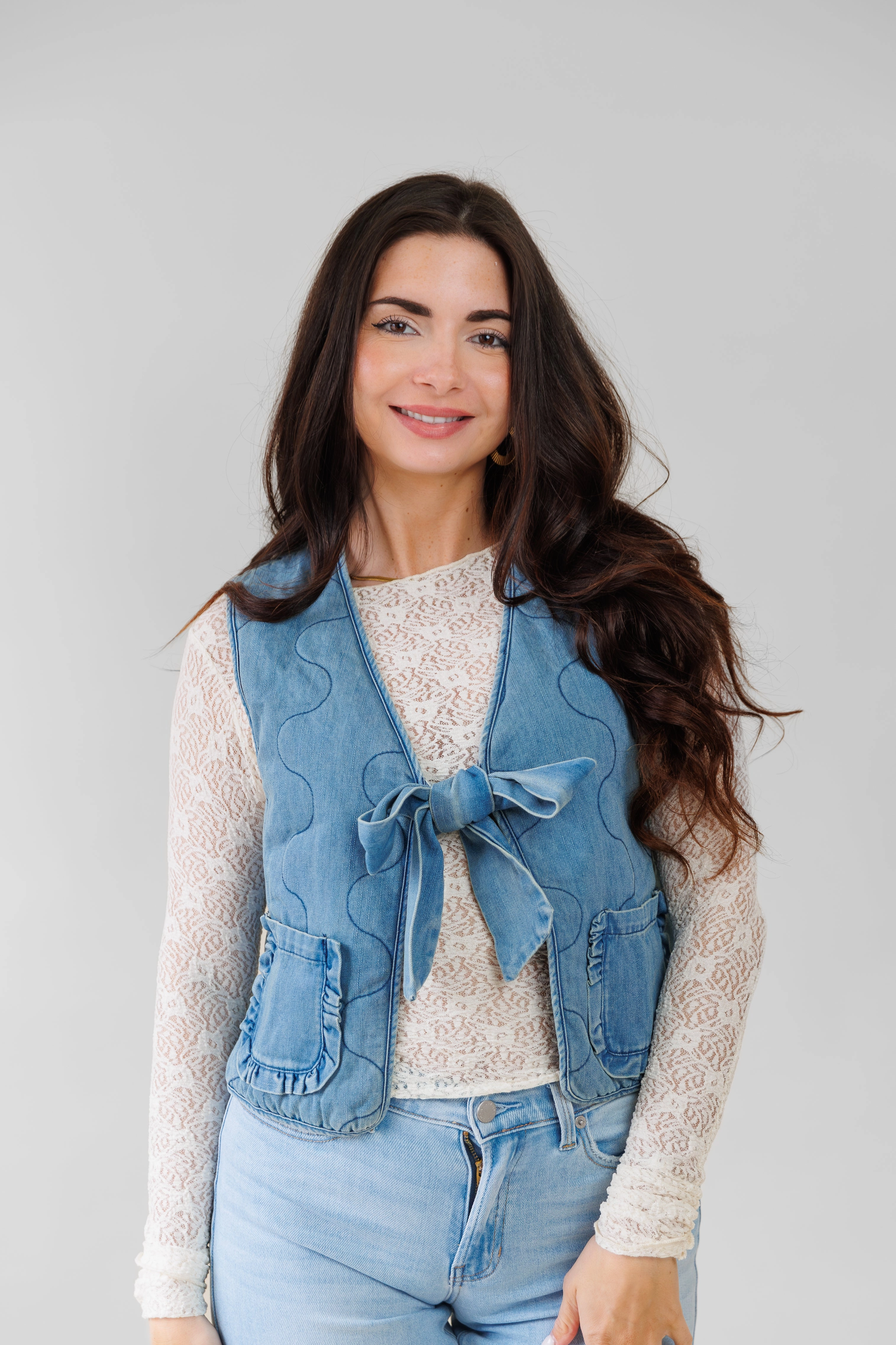 Smart Casual Neutral MARGOT DENIM VEST