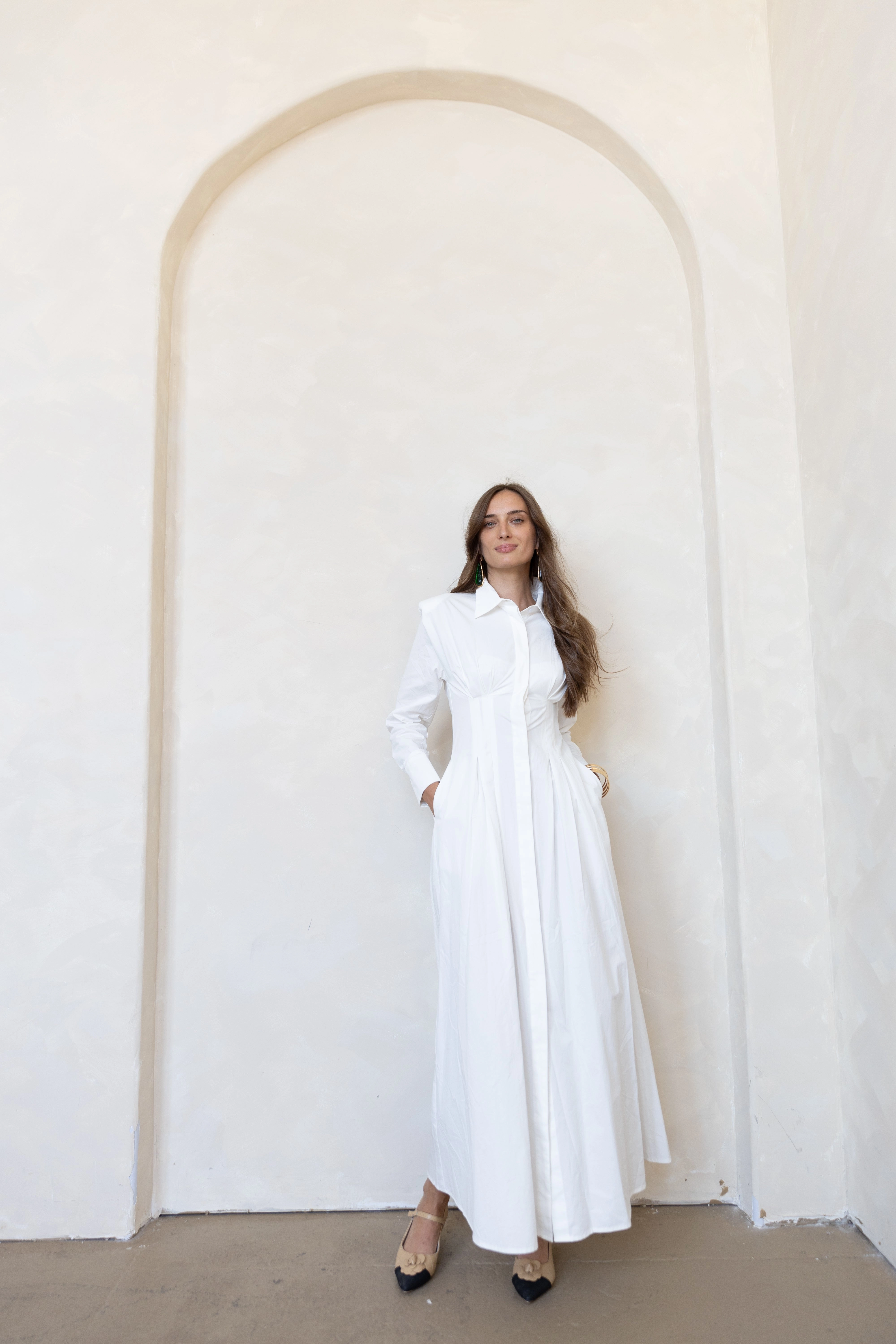 Chill Edge Neutral Look Marianna Dress