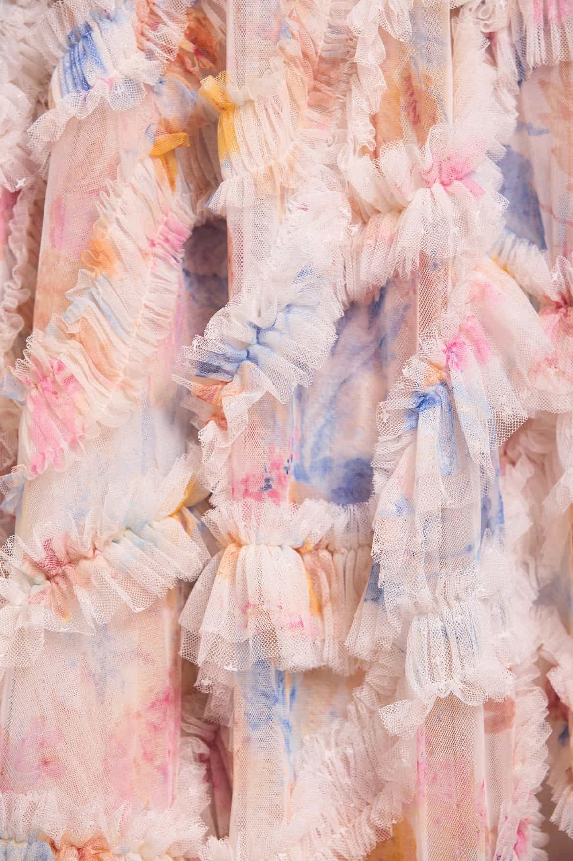 All-day Comfort soft look Mariannes Floral Aaliyah One-Shoulder Ballerina Dress