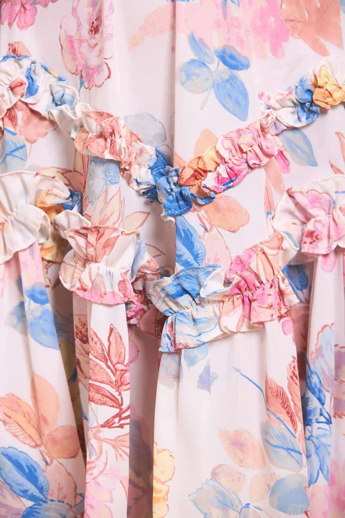 Everyday-Use Mariannes Floral Satin V-Neck Micro Mini Dress