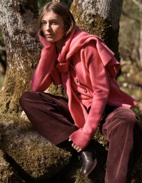 Marion Merino Cardigan-Rose Pink Street Ready