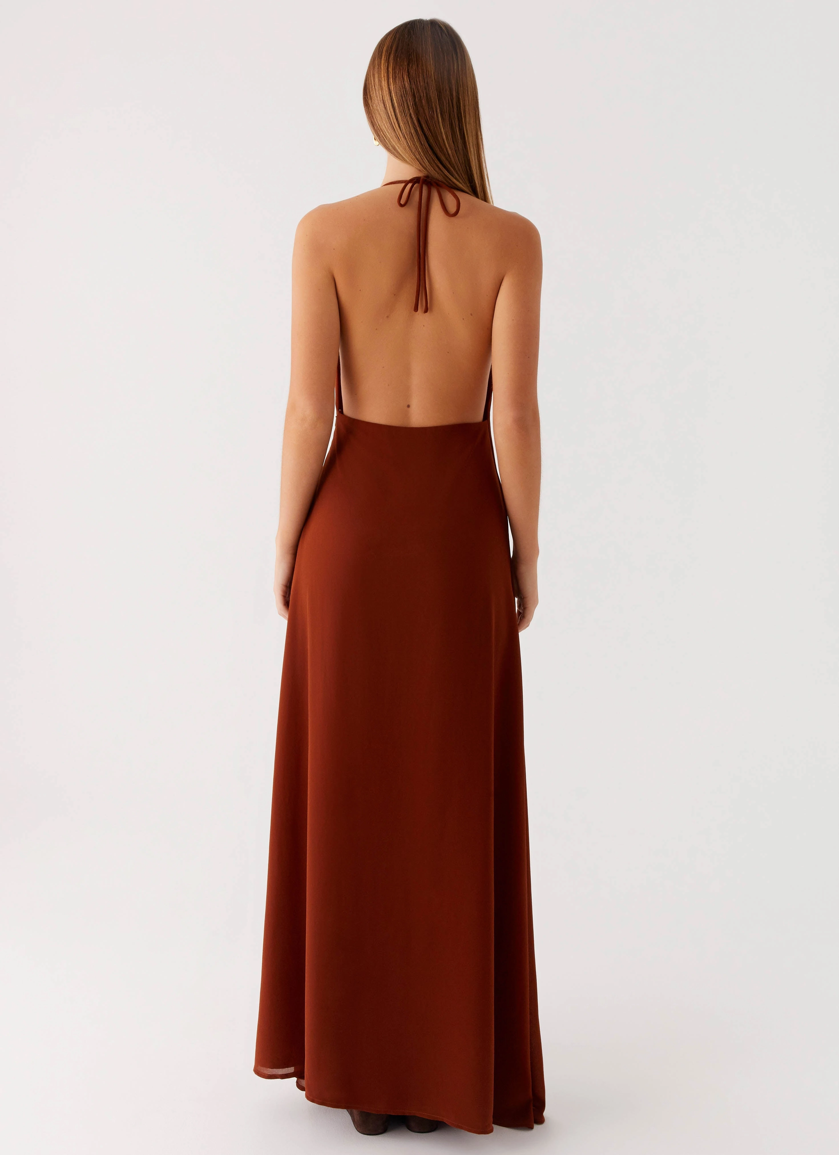 Marjoram Maxi Dress - Chocolate