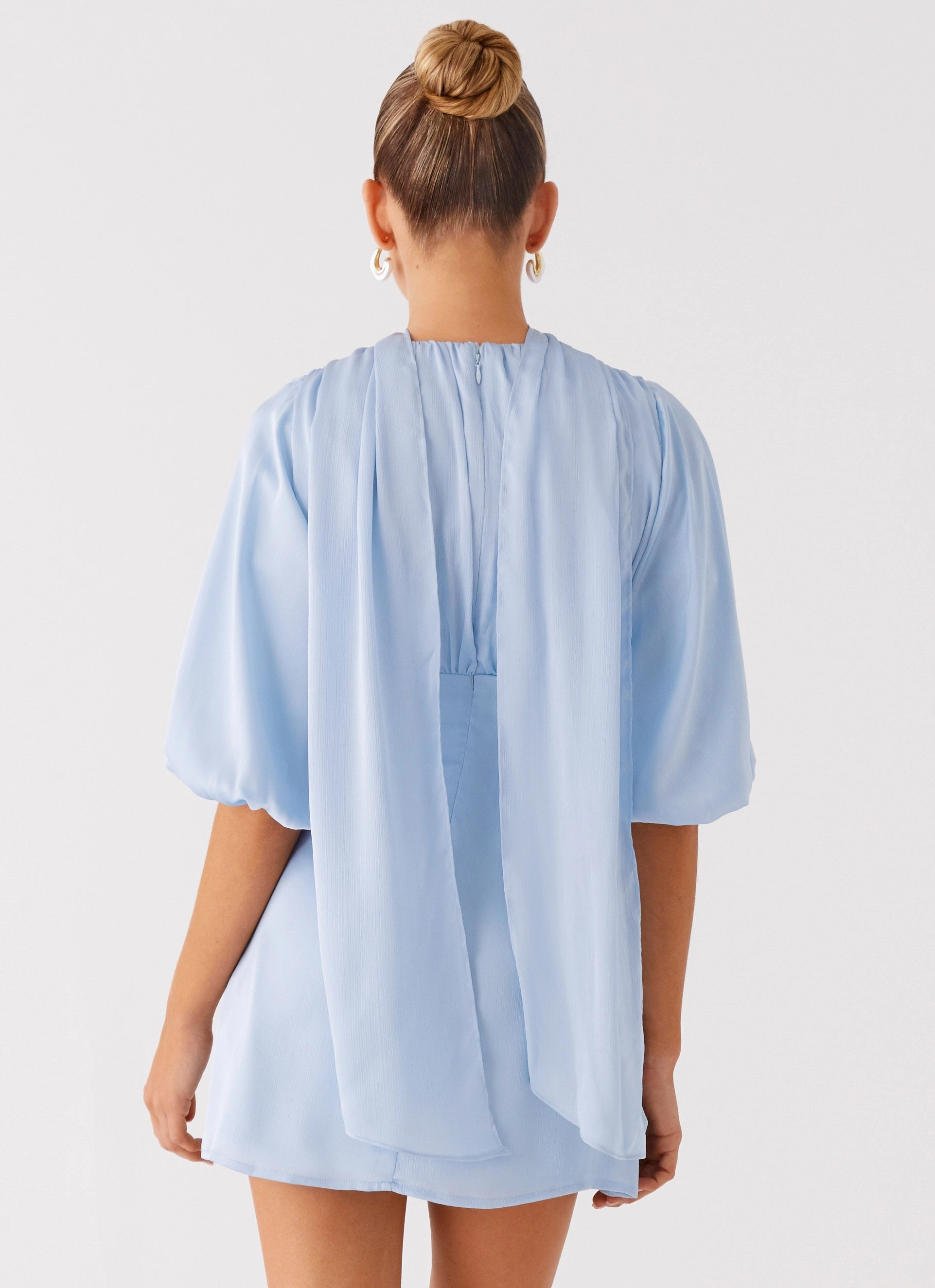 Mary Mini Dress - Blue