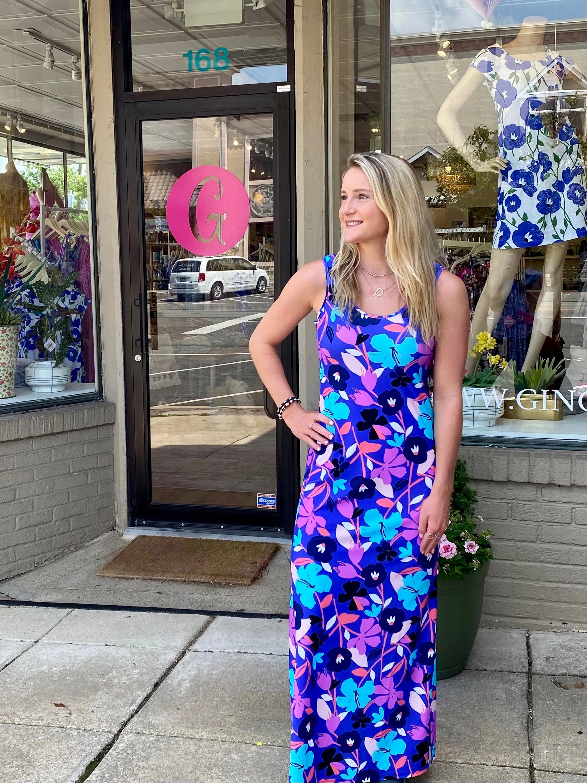 Travel Vibe Spring Flow Maui Maxi Jungle Flower