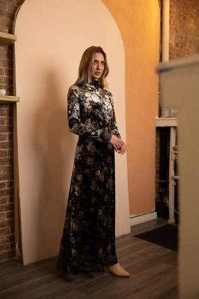 Light Drape Miami Velvet Dress