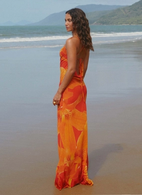 Midafternoon Maxi Dress - Serene Orange