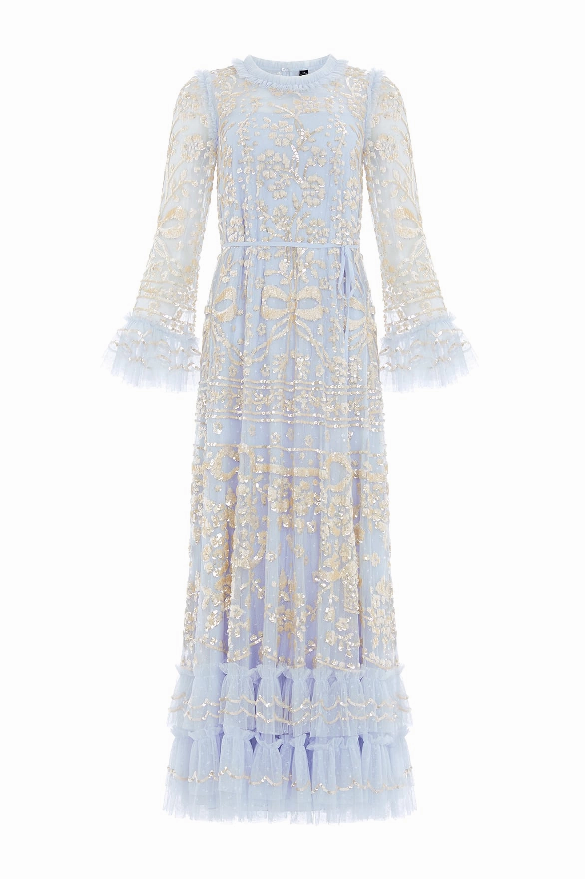 Celia Long Sleeve Ankle Gown Contemporary Layer