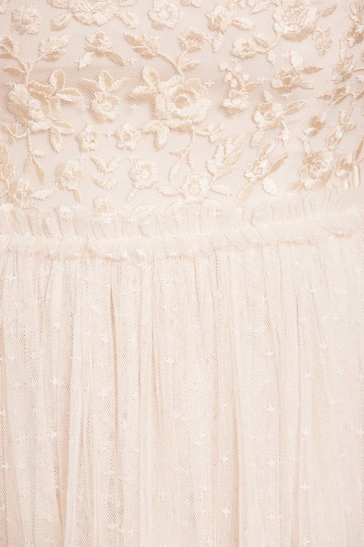 Midsummer Lace Bodice Off-Shoulder Ankle Gown Functional Wear