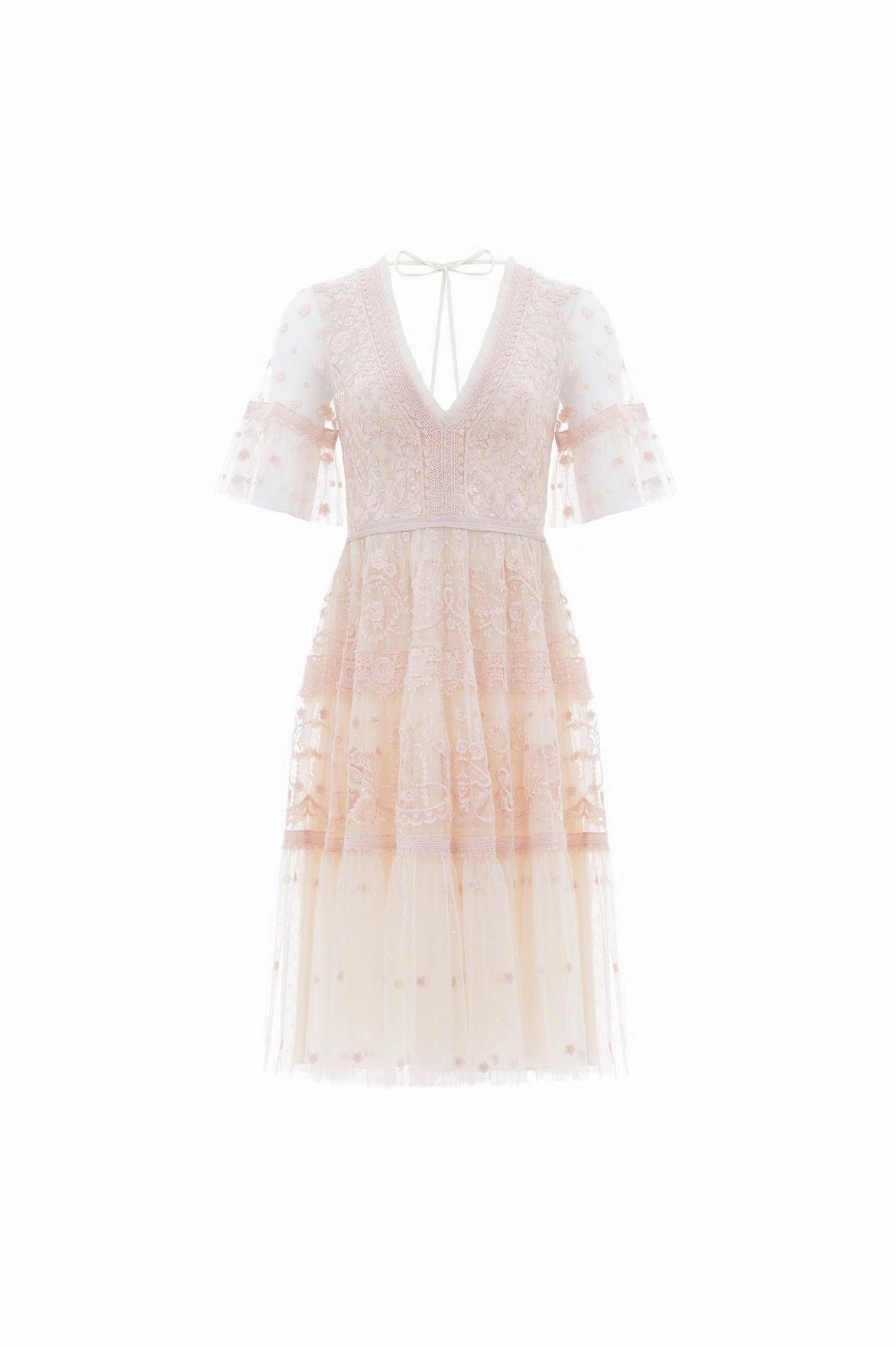 Midsummer Lace Dress Retro Vibes Noble Aura