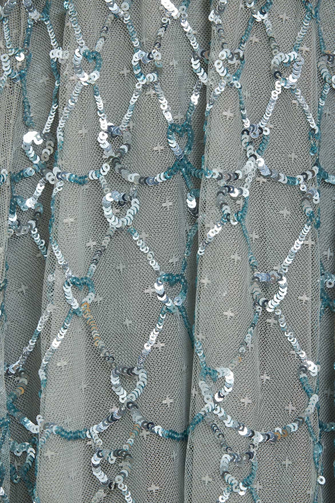 Cozy Texture Confident Touch Heart Lattice Micro Mini Dress