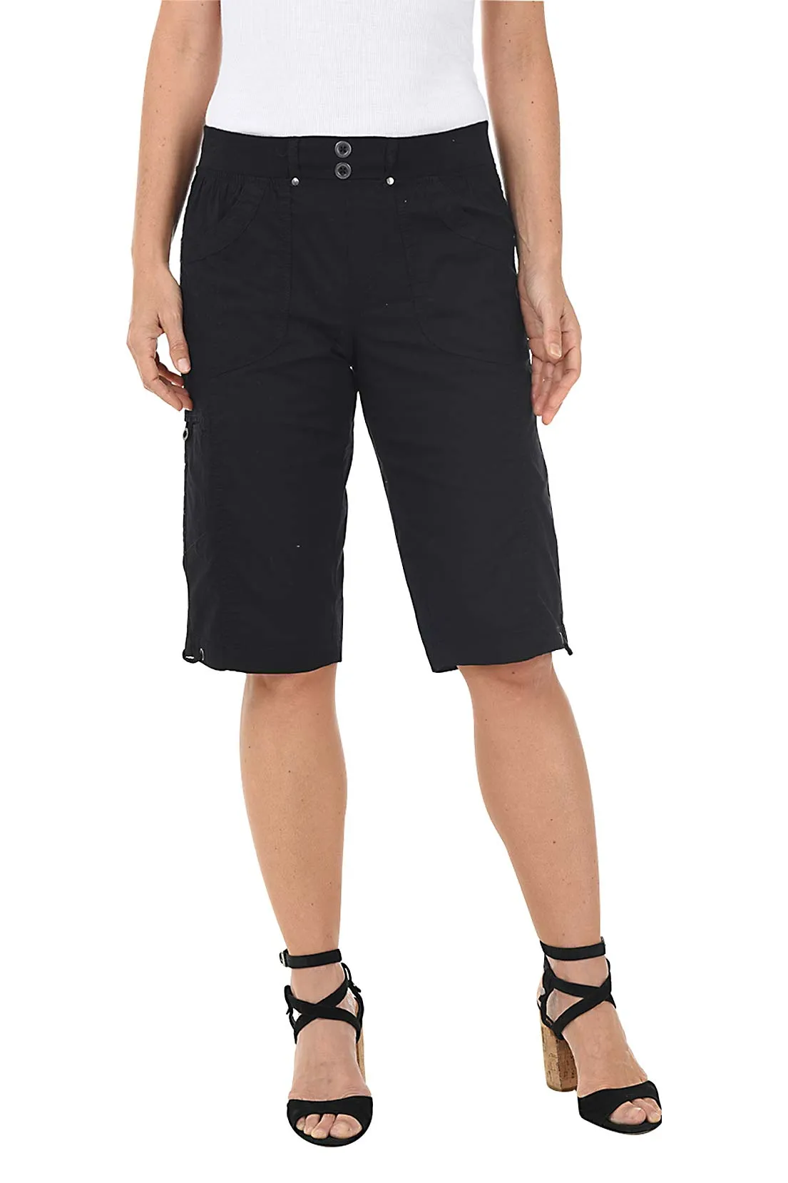 Smart Look Vanessa Pull-On Grommet Skimmer Pant