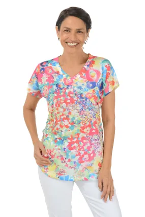 ButterySoftTextile Meadows Short Sleeve Slub Knit Top