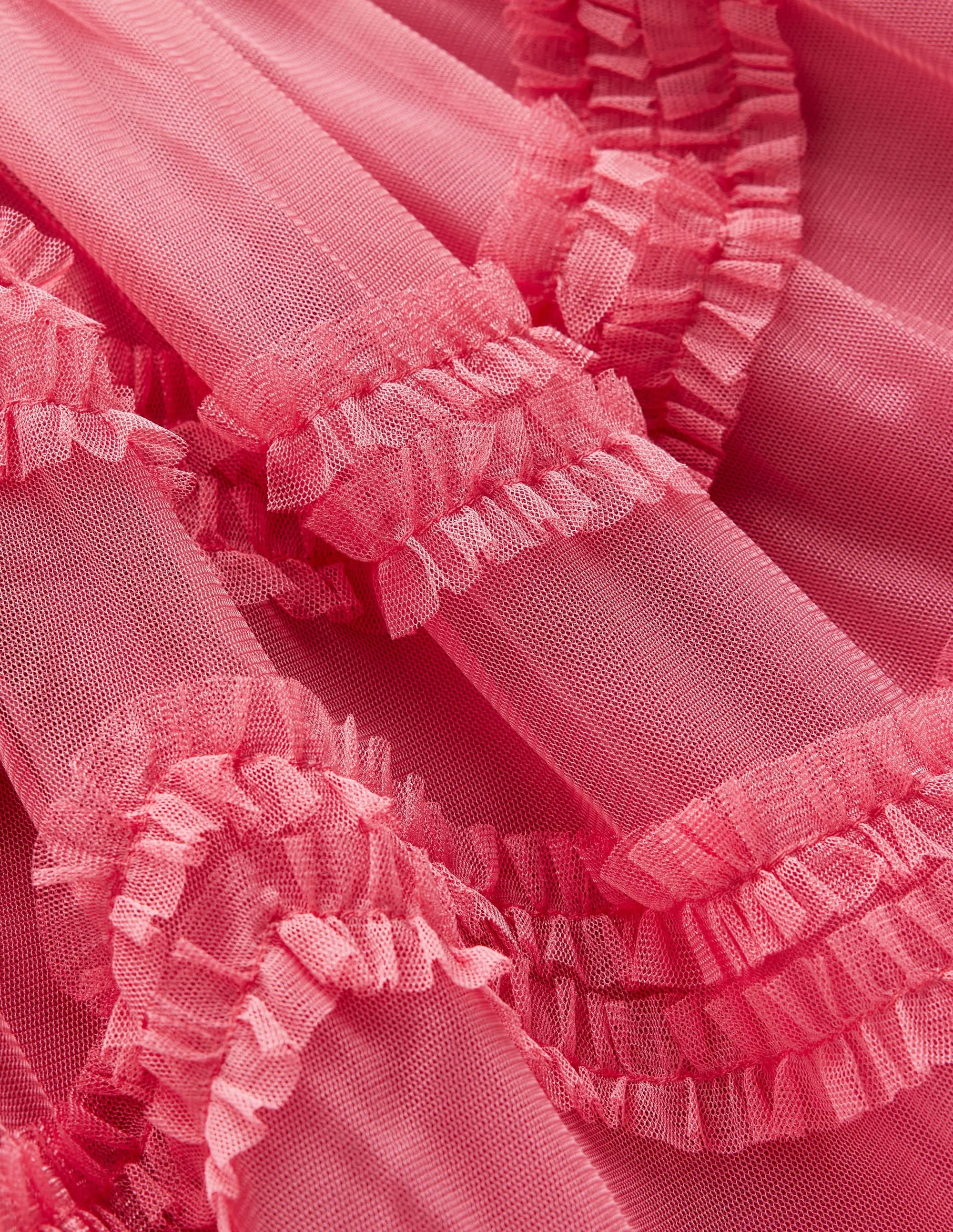 Velour Tulle Ballet Dress-Rose Pink Delicate Mood Fall Silhouette