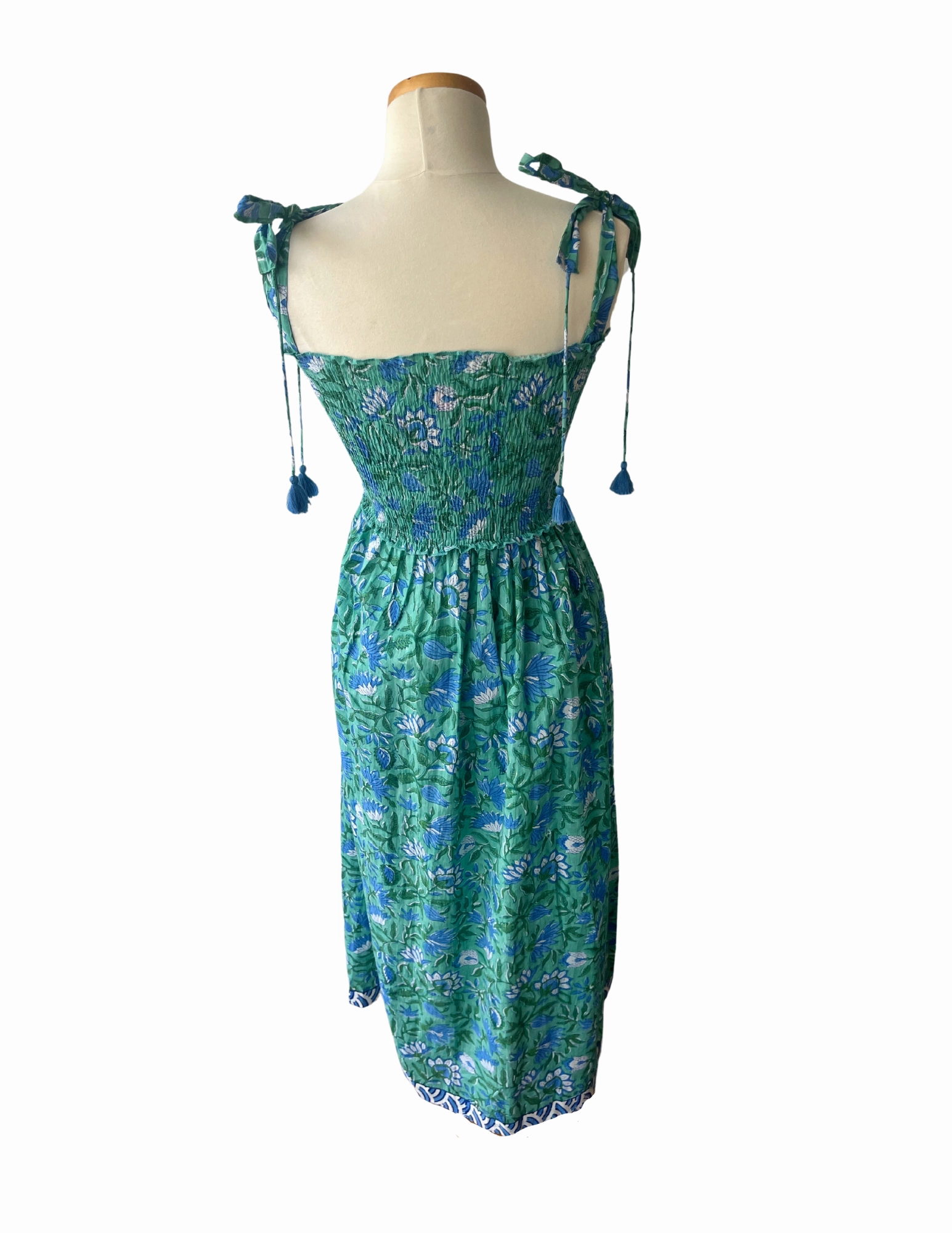 Fall Style Kingston Dress Teal Garden