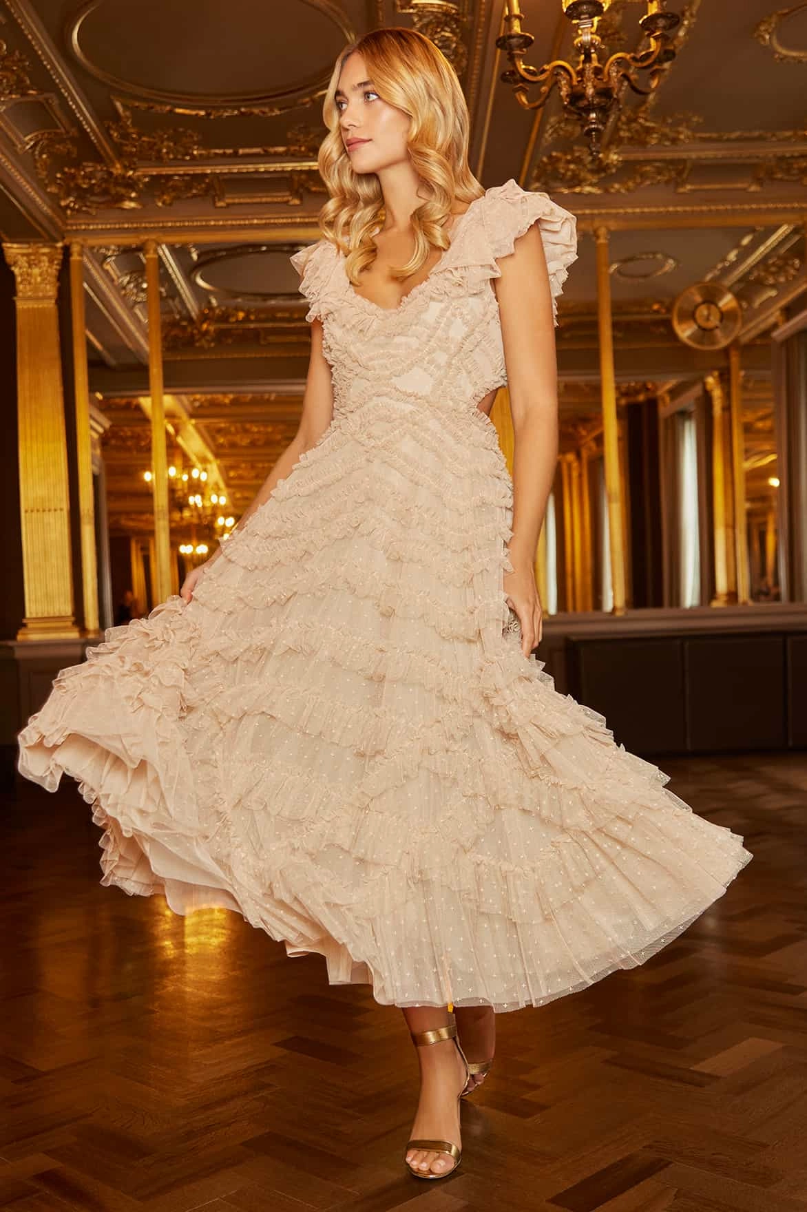 Lola Backless Ballerina Dress Open Back