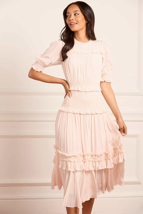 Emilia Crepe Ballerina Dress Minimal Harmony Breeze Grace