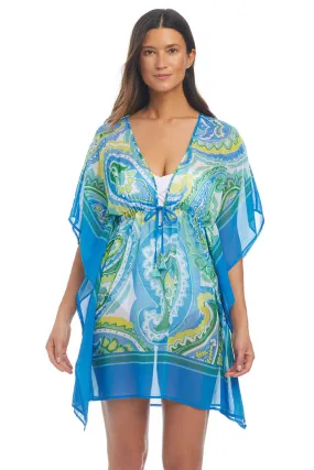 More Is More Chiffon Caftan Flatlock Seam Bonded Hemline