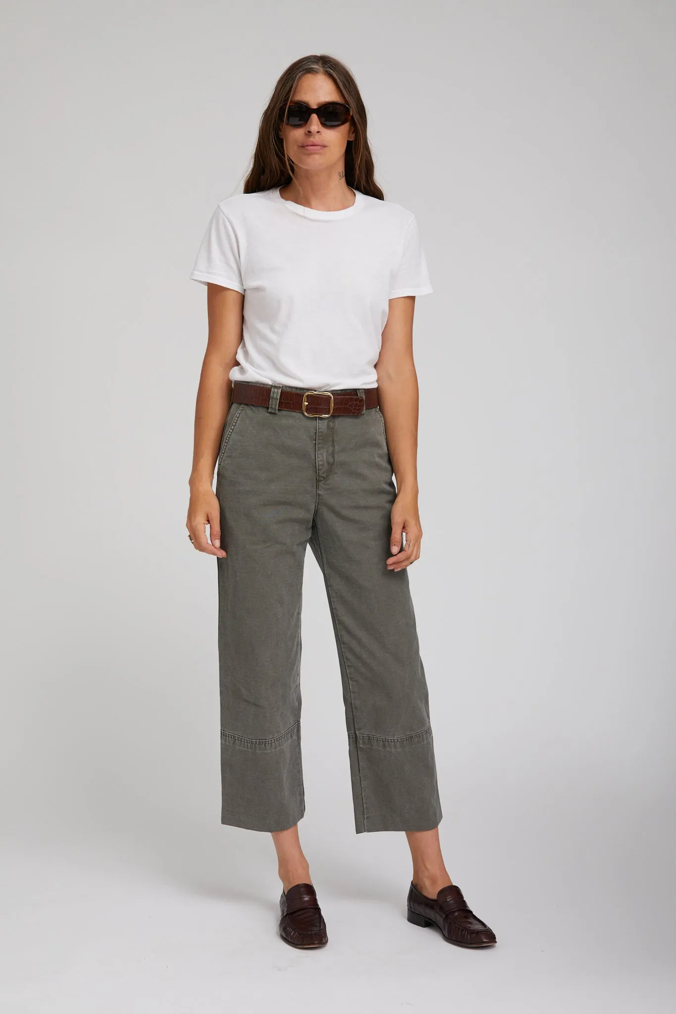 Smart Look Moss Classic Cotton Pants