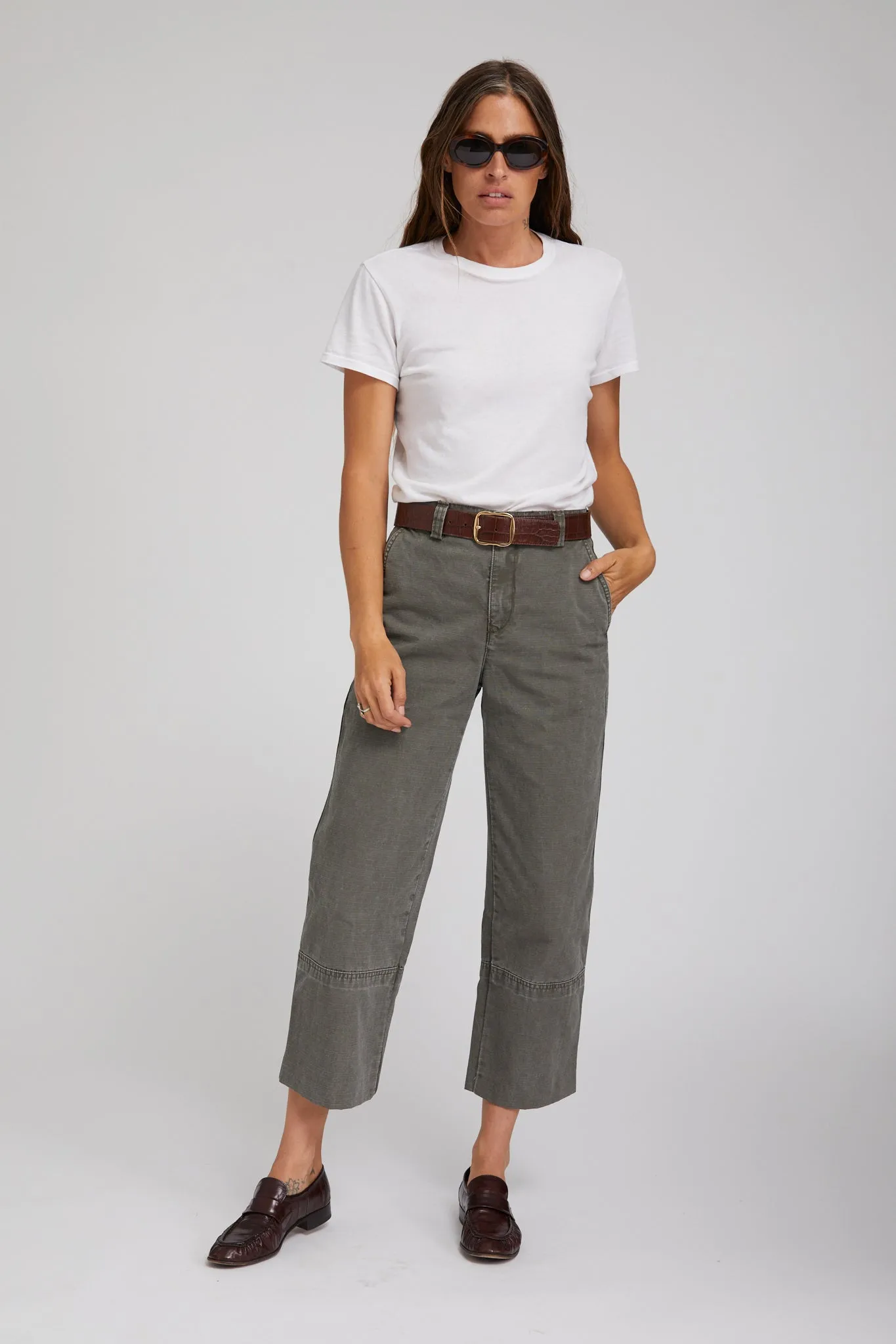 Warm design Moss Classic Cotton Pants
