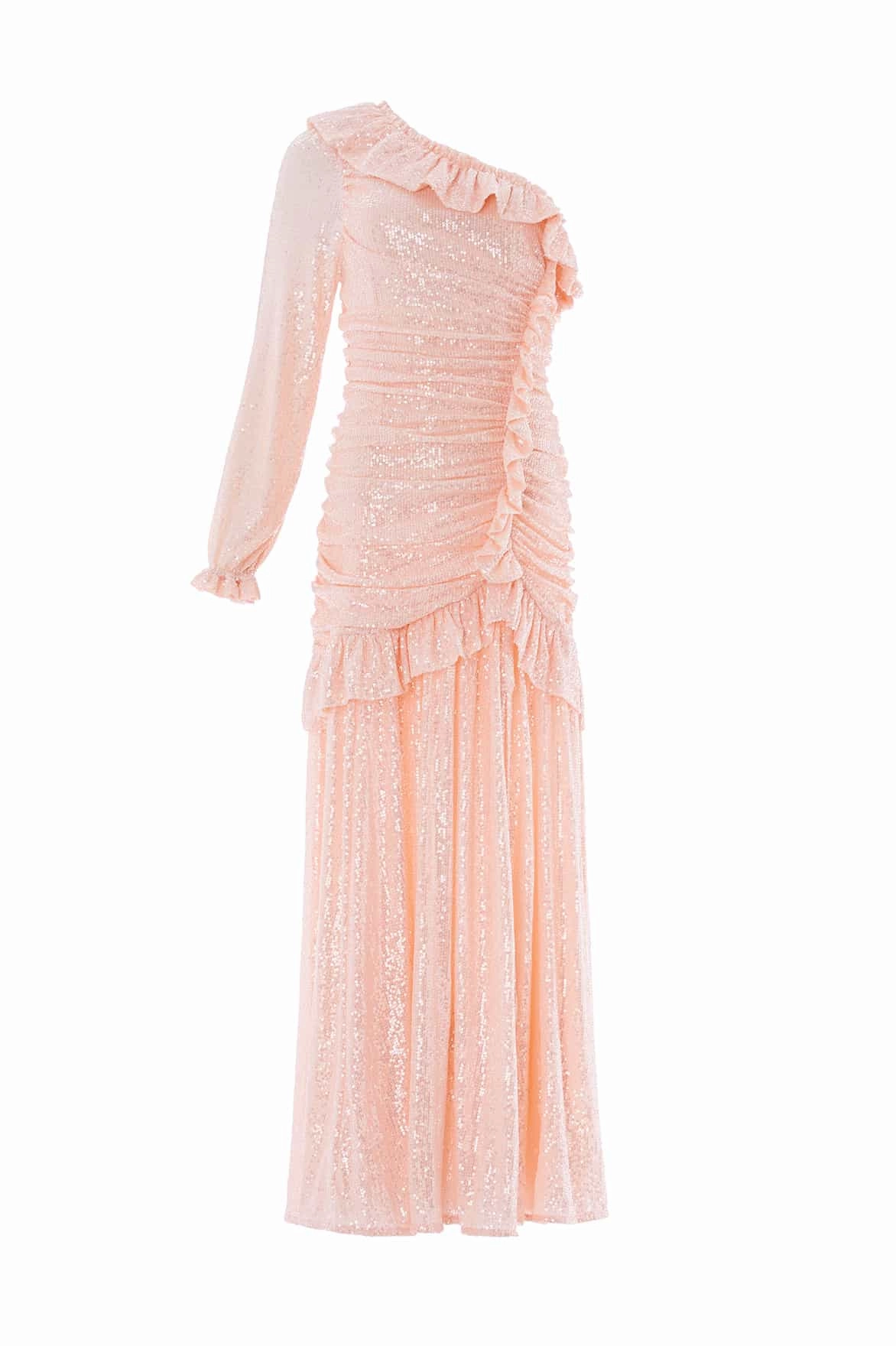 Alessia One-Shoulder Gown Comfort Mode