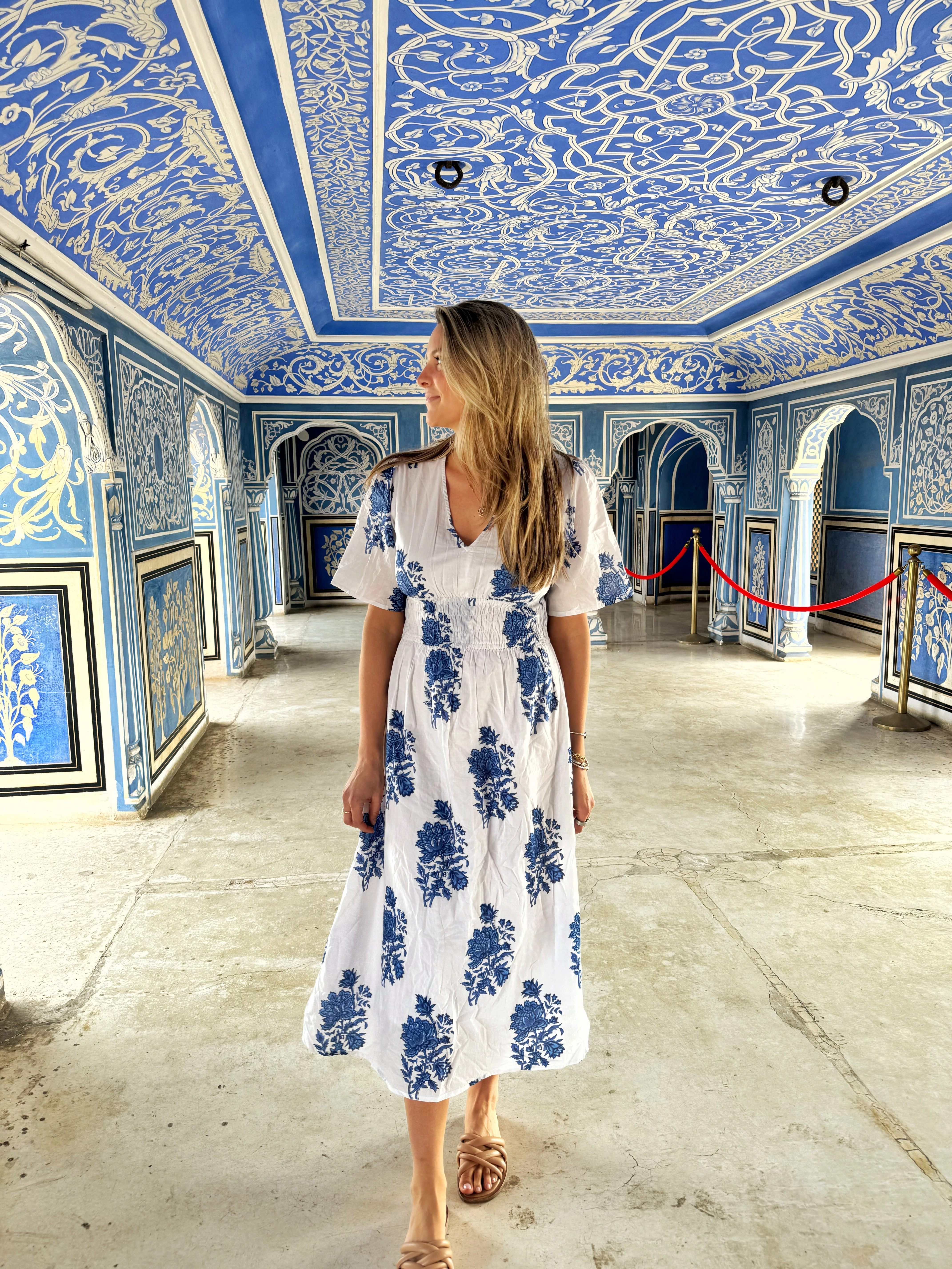 Lexington Dress Blueberry bouquet Chic Look