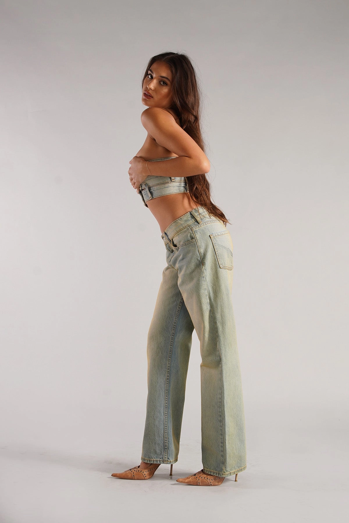 B-SPECIAL / GOLDEN GLOW Mesh Panel ResilientElasticBand