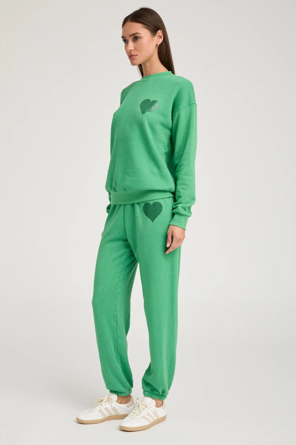 Jade Heart Sweatpants Cozy Sweater LowMaintenanceMaterial