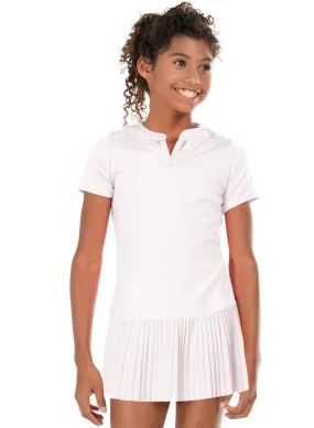 Sporty Tee Breathable Material Double V Short Sleeve