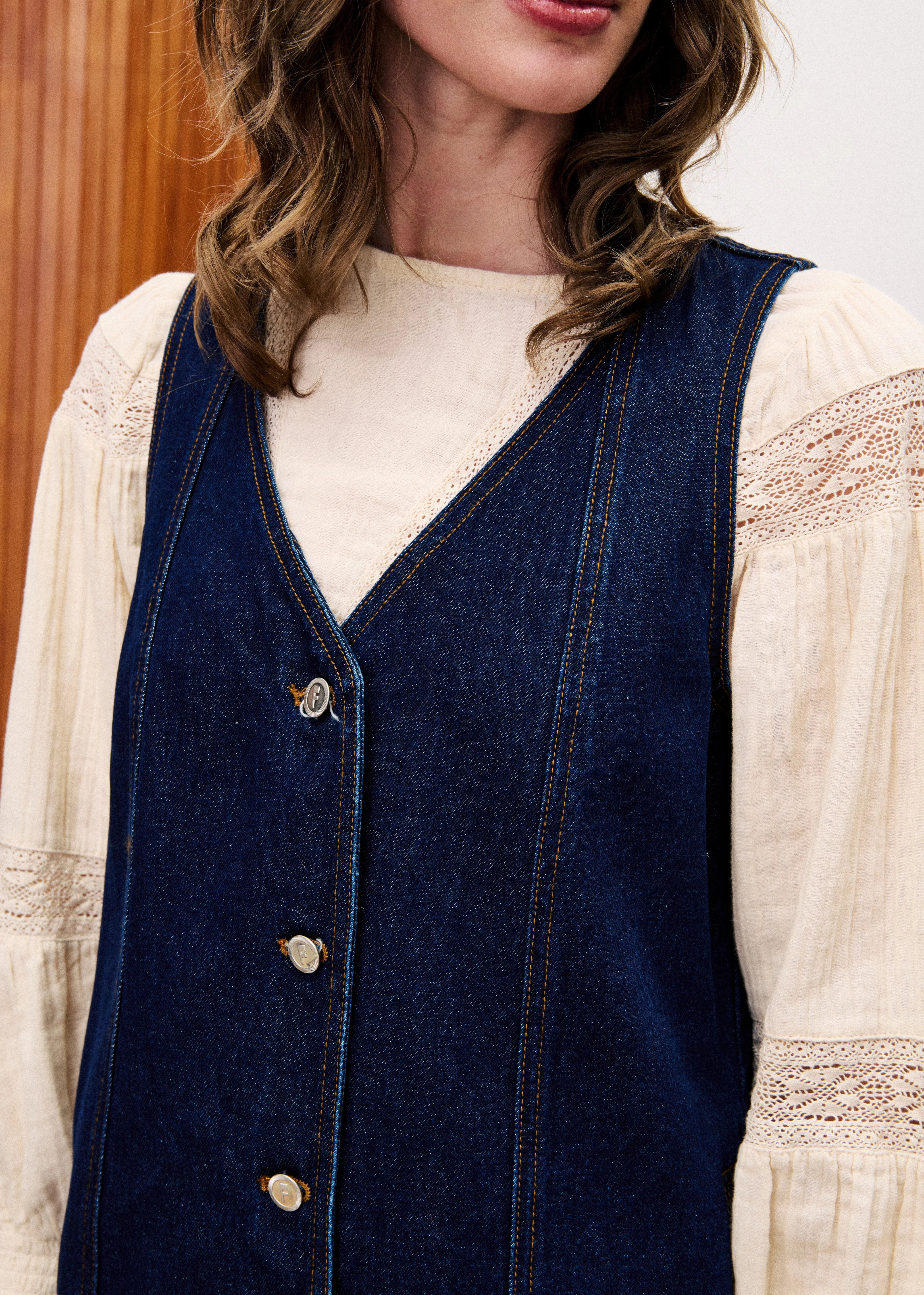 Workday Outfit NALA DENIM MINI DRESS