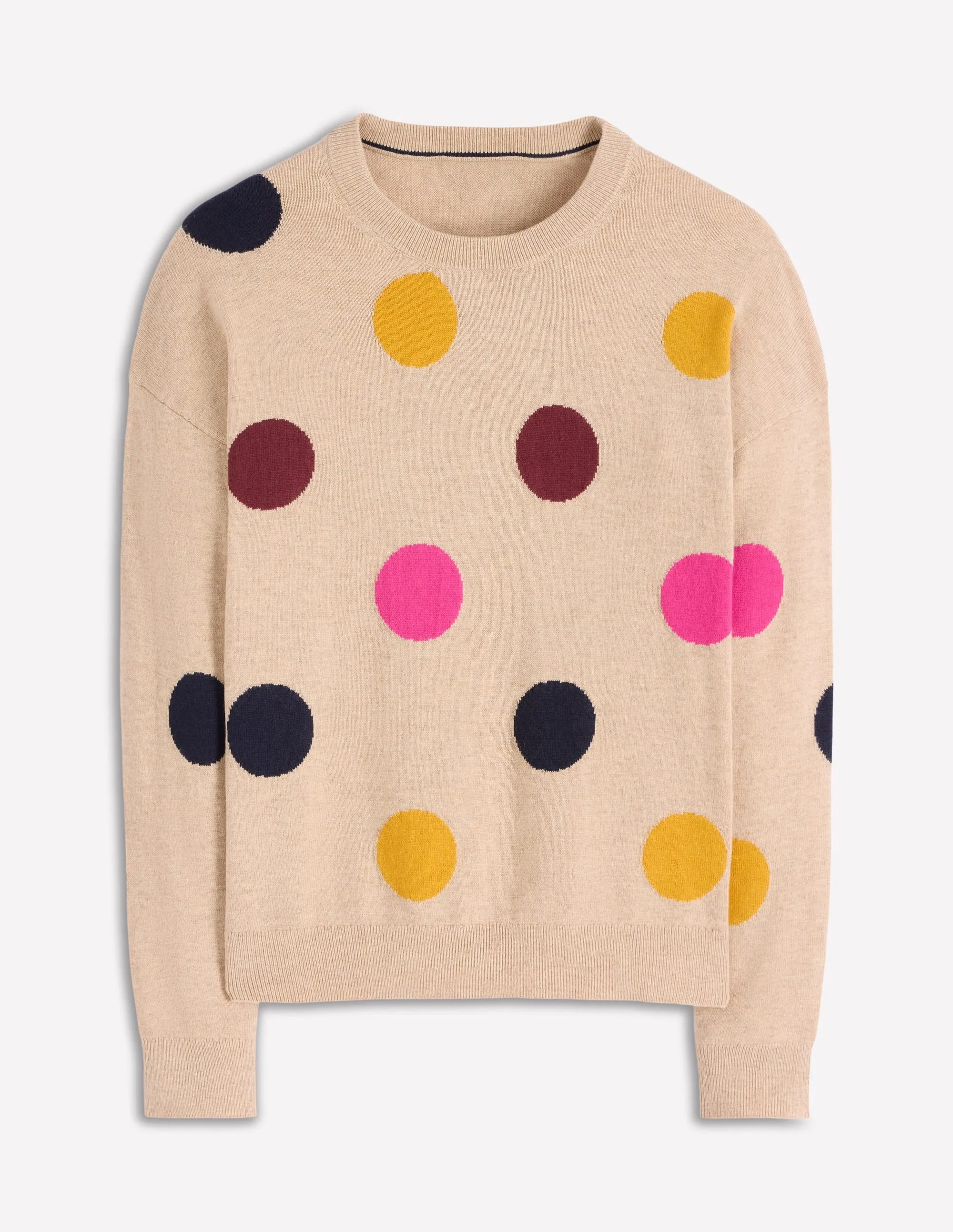 Natasha Novelty Jumper-Multi, Spot Cozy Design AntiStatic Lining