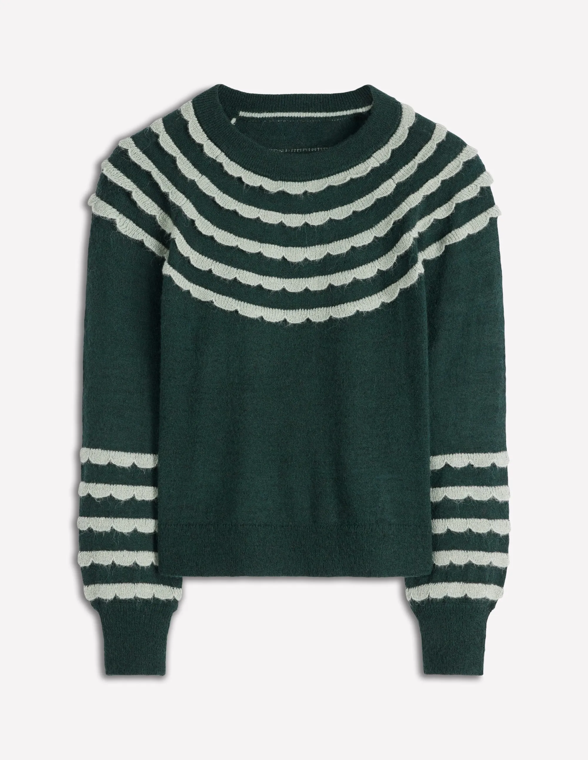 Alice Fluffy Raglan Jumper-Botanical Garden Anti Pilling