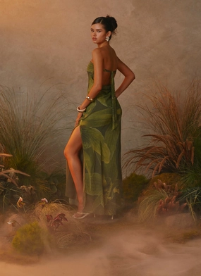 Nettle Maxi Dress - Tropic Floral