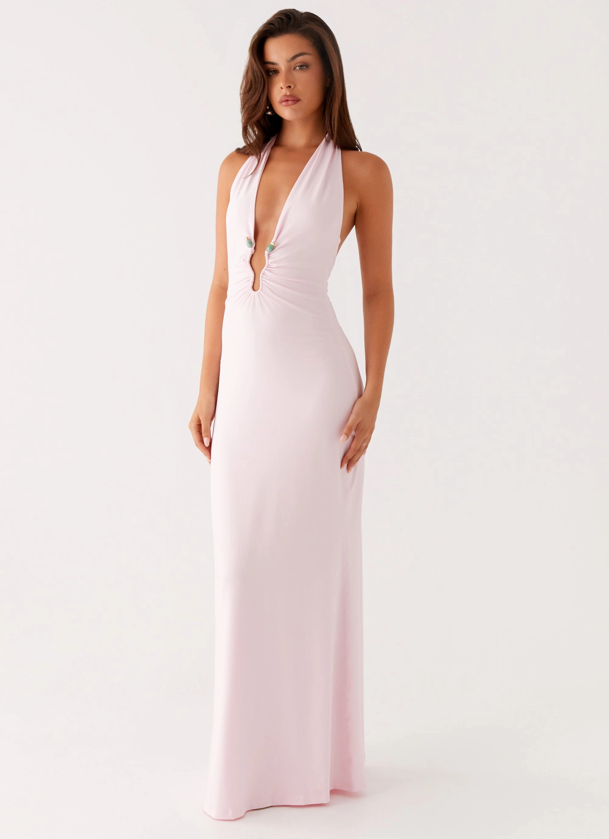 Nicola Maxi Dress - Pink