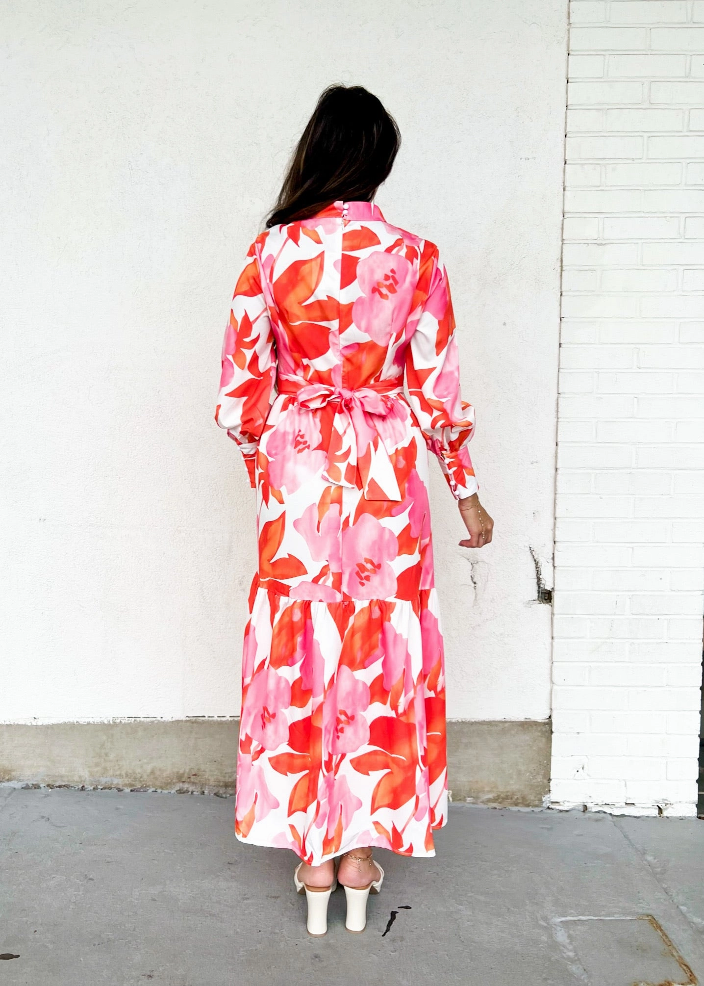 Elegant formal piece Work or Casual NINA FLORAL RADIANCE MAXI DRESS