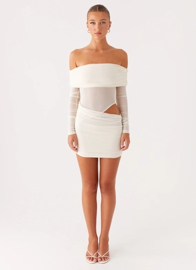No Doubt Mini Dress - Ivory