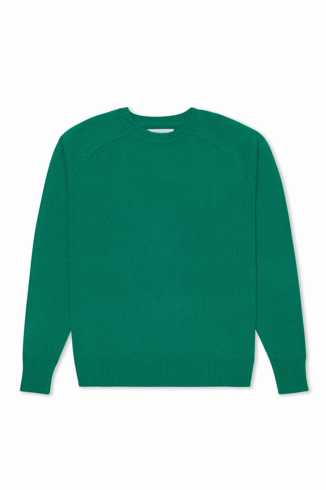 Roll Up Sleeve Design ZeroWastePattern Jade Cashmere Boyfriend Sweater