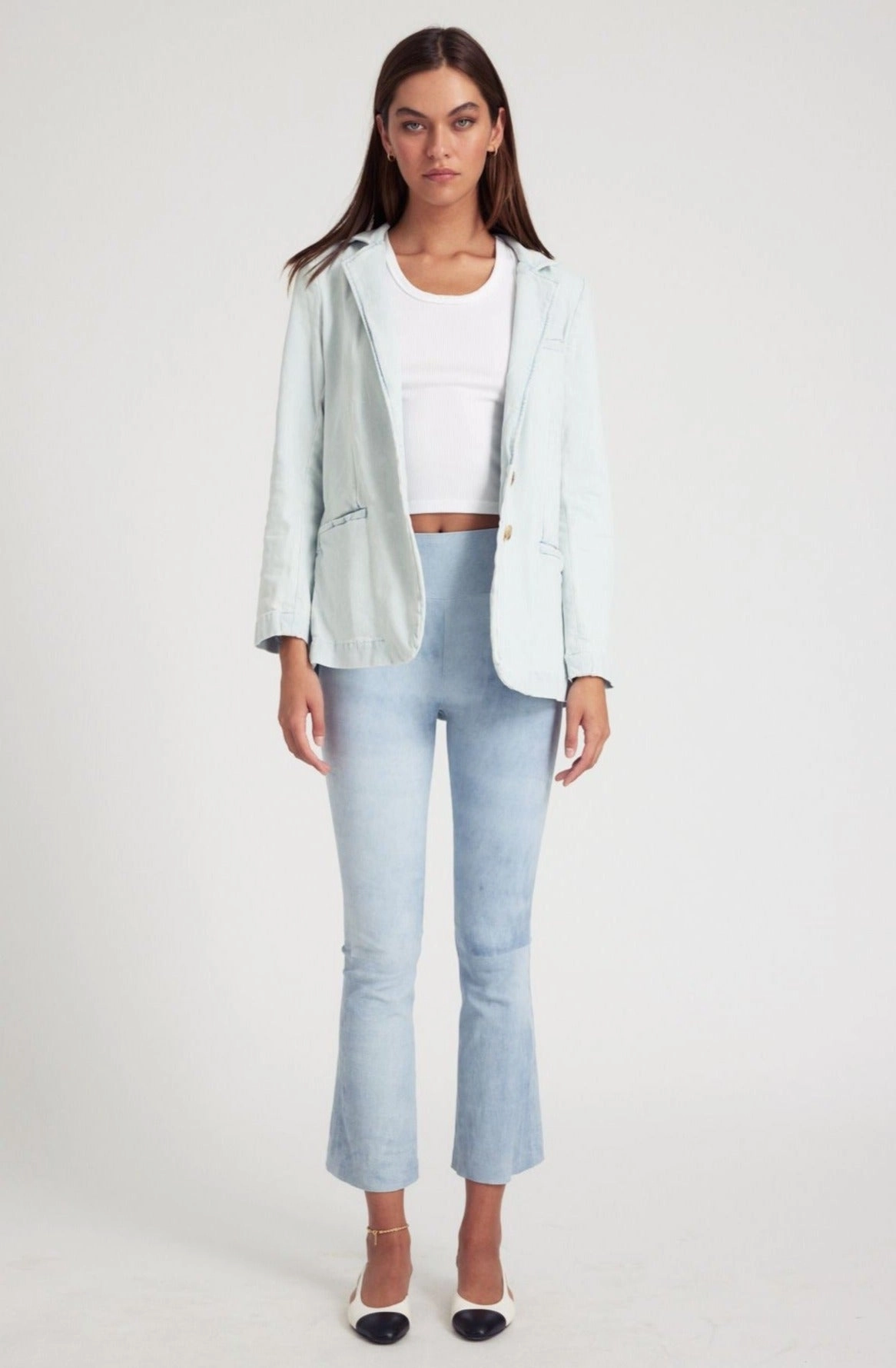 Cozy Blouse Bruni Denim Blazer