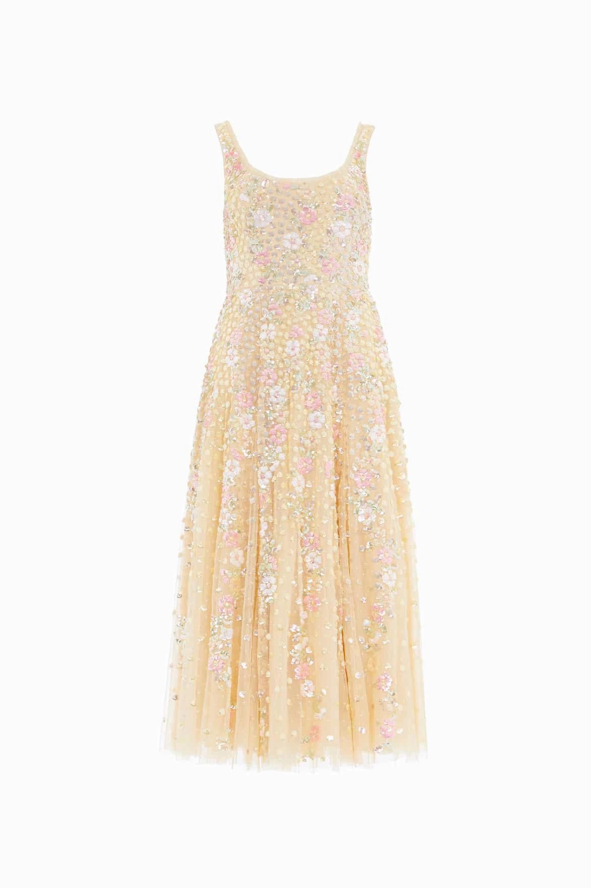 Confetti Scoop Neck Ballerina Dress Smart Style