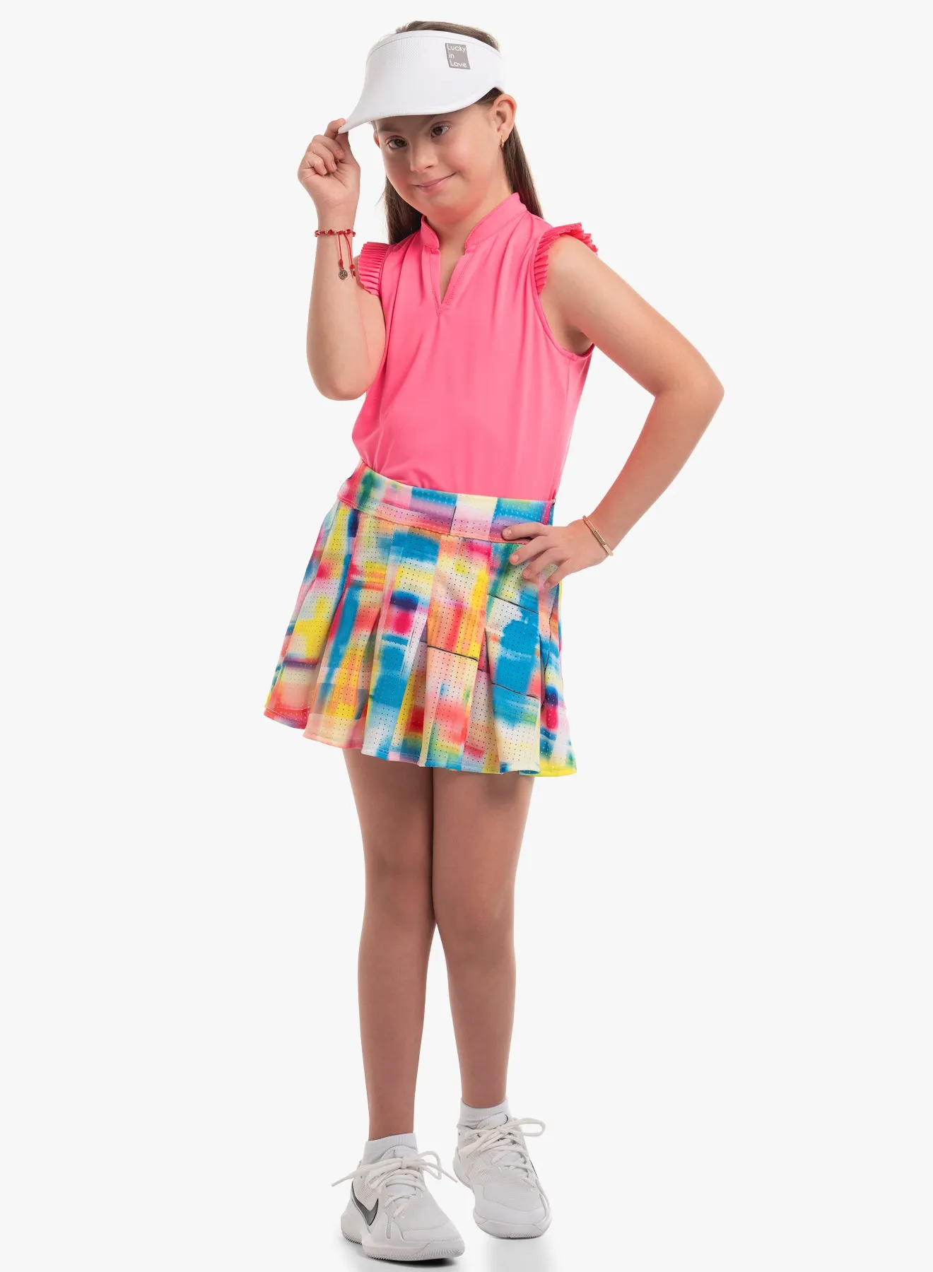 NonRestrictive Cut Pleat Me Up Tank