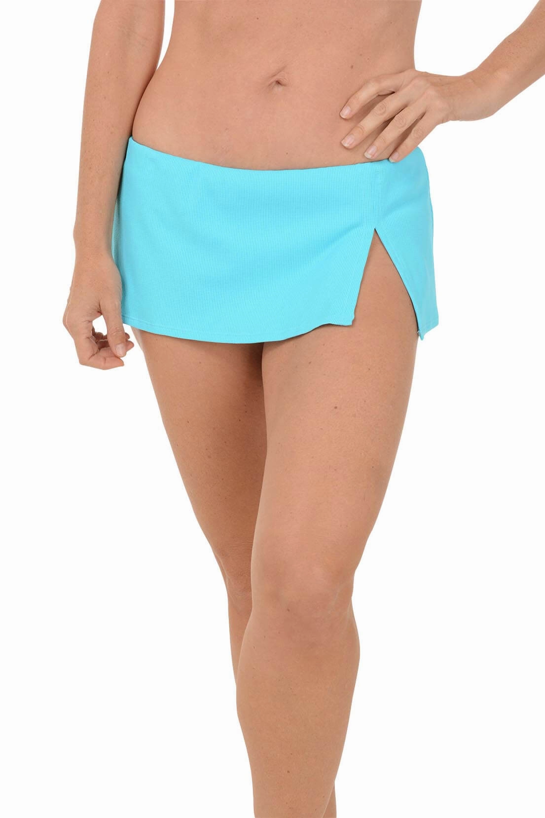 Tagless Neckline Design Flowing Design Pique Ole Swim Skirt