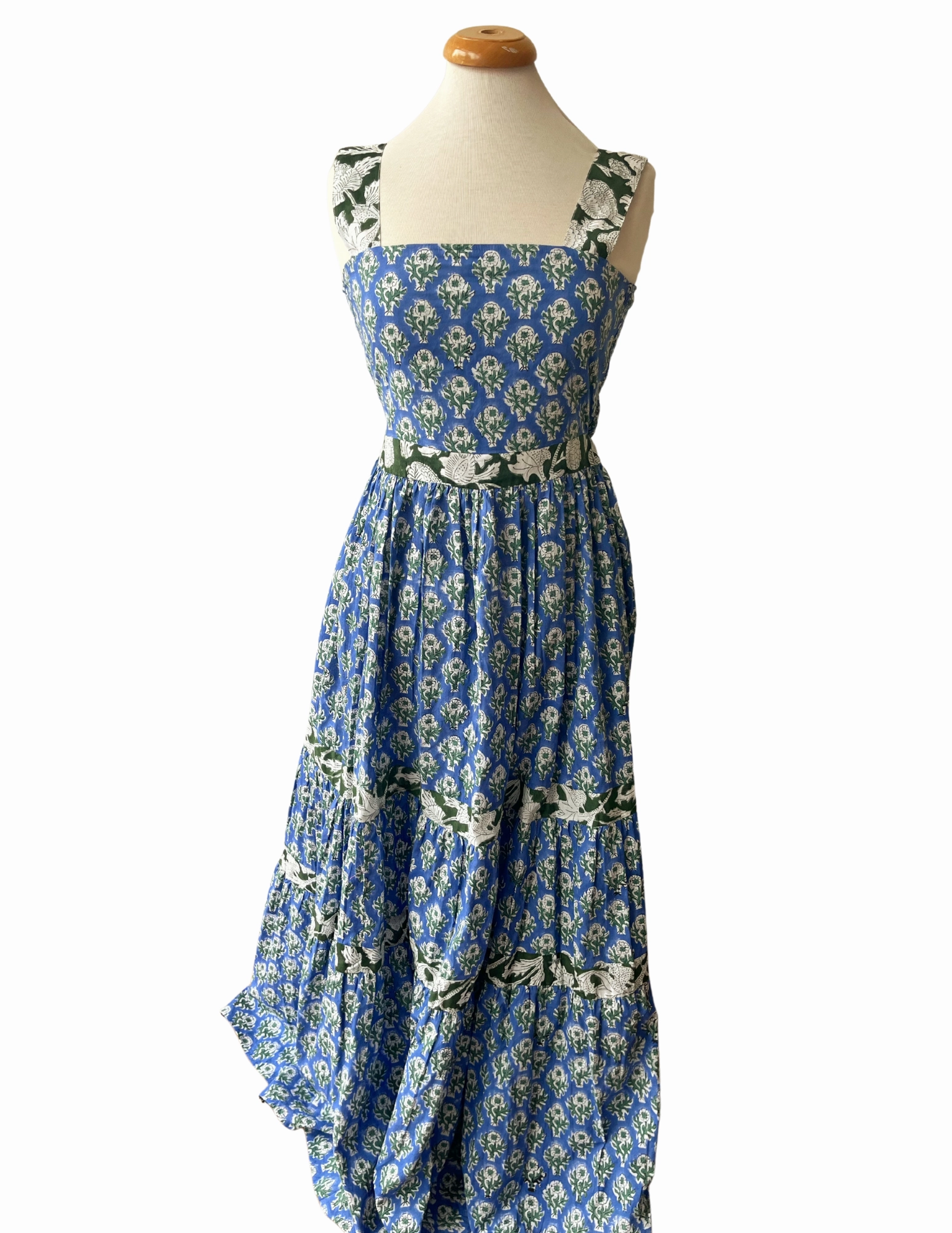 Notting Hill Maxi Dress Garden by the Sea Fluid Shape All Layer